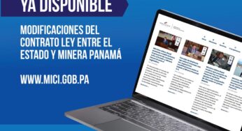 Contrato modificado entre el Estado y Minera Panamá